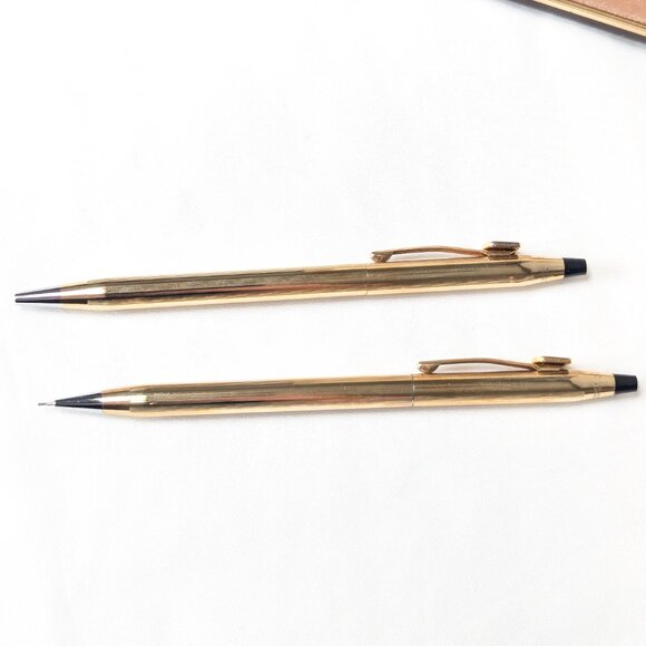 CROSS Pen and Pencil Set - Chevron Brand - Vintage - Picture 3 of 12